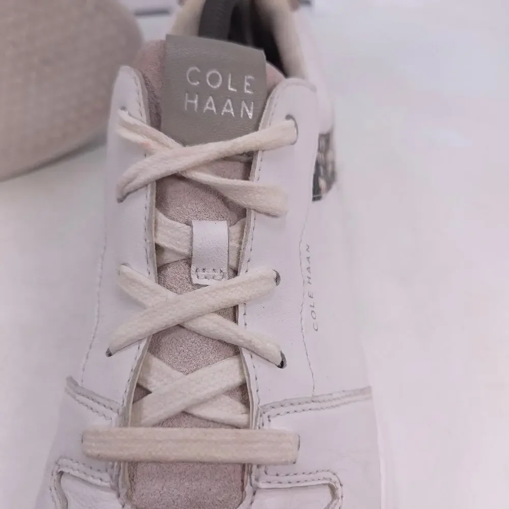 Cole Haan Grand Crosscourt Lace Up Tennis Shoe Womens Size 11 W25206 White